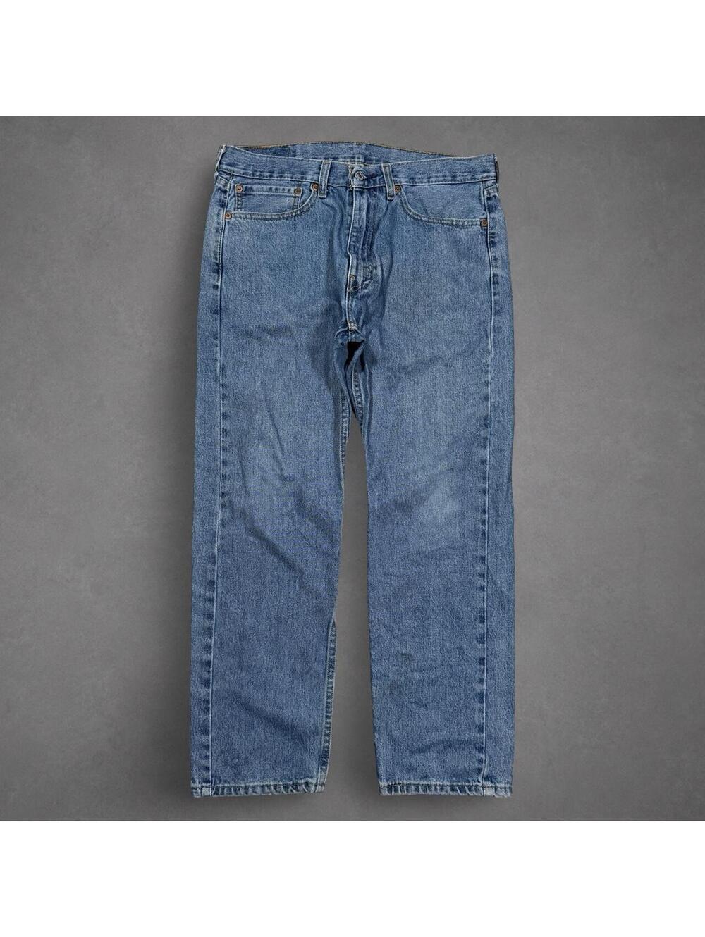Vintage Levi’s 505 Regular Fit Light Wash Jeans W34 L29